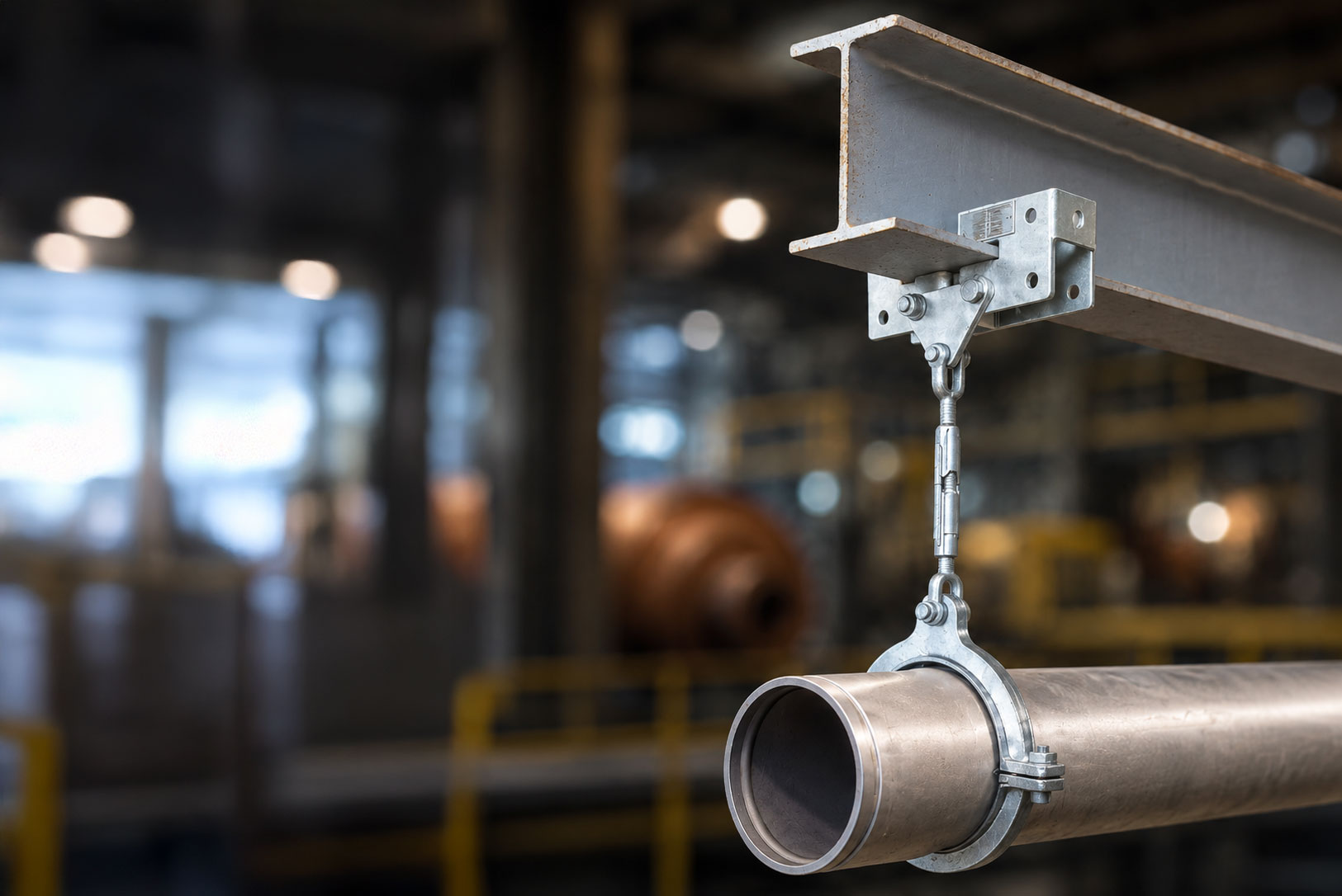 Beam Clamps and Pipe Supports Built for Industrial Sites